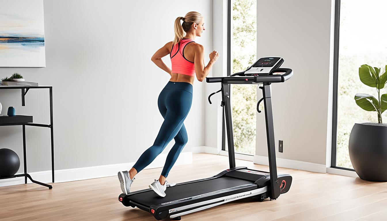 Space-Saving Foldable Treadmill for Home Workouts