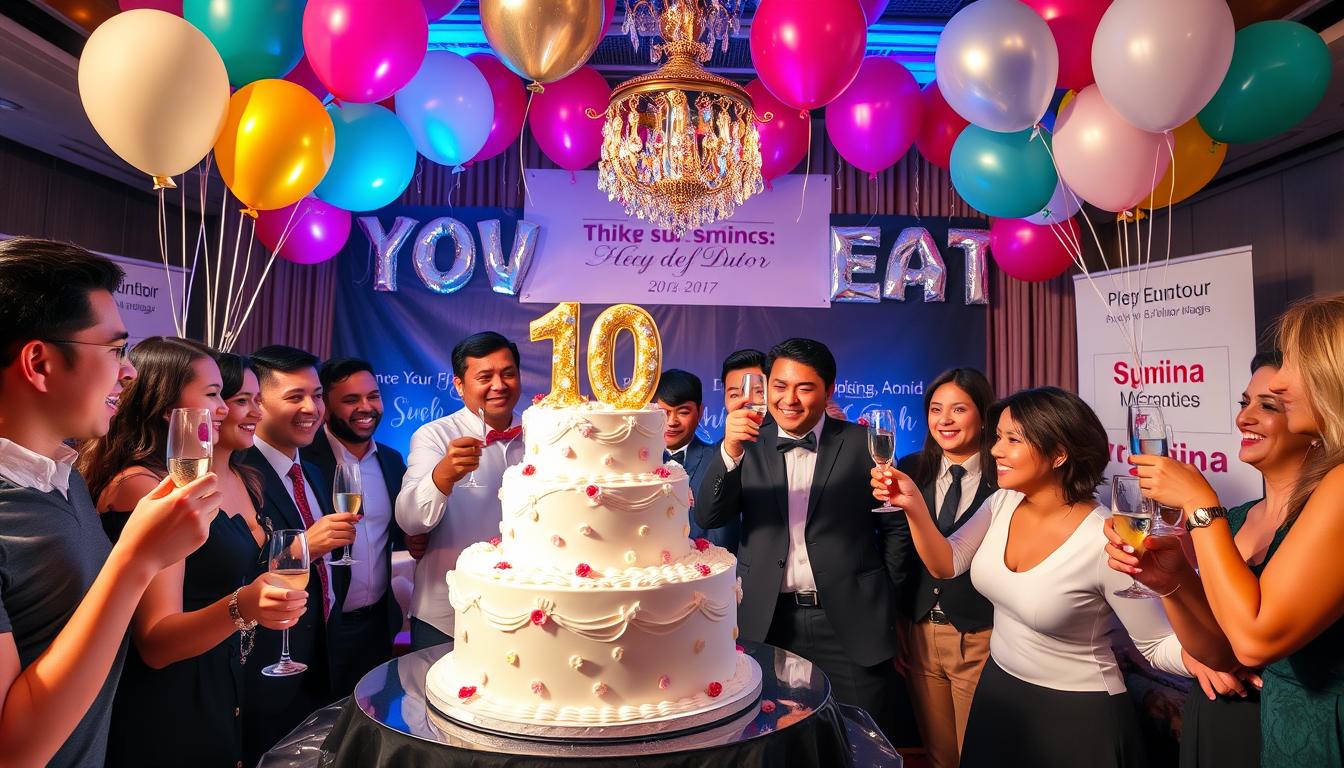 10 Year Anniversary Ideas for Business Celebrations