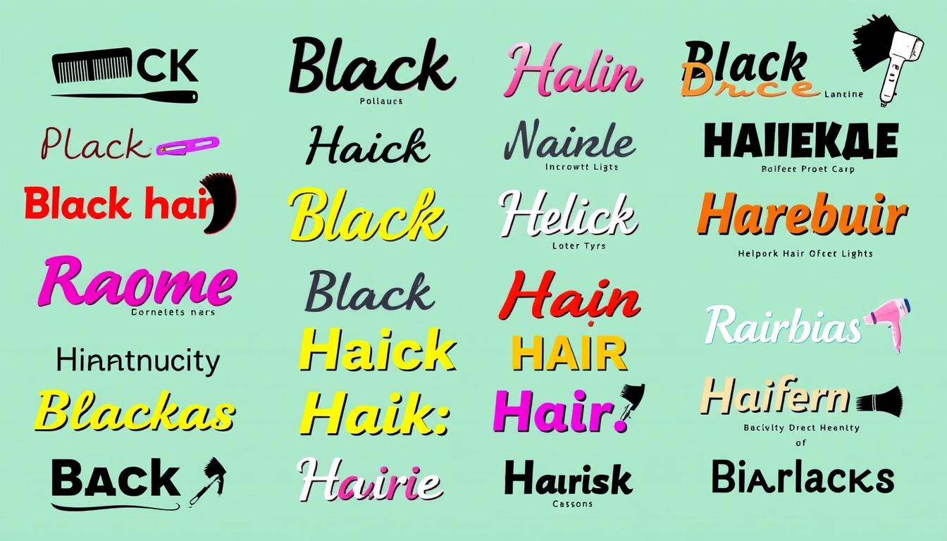 black hair business name ideas