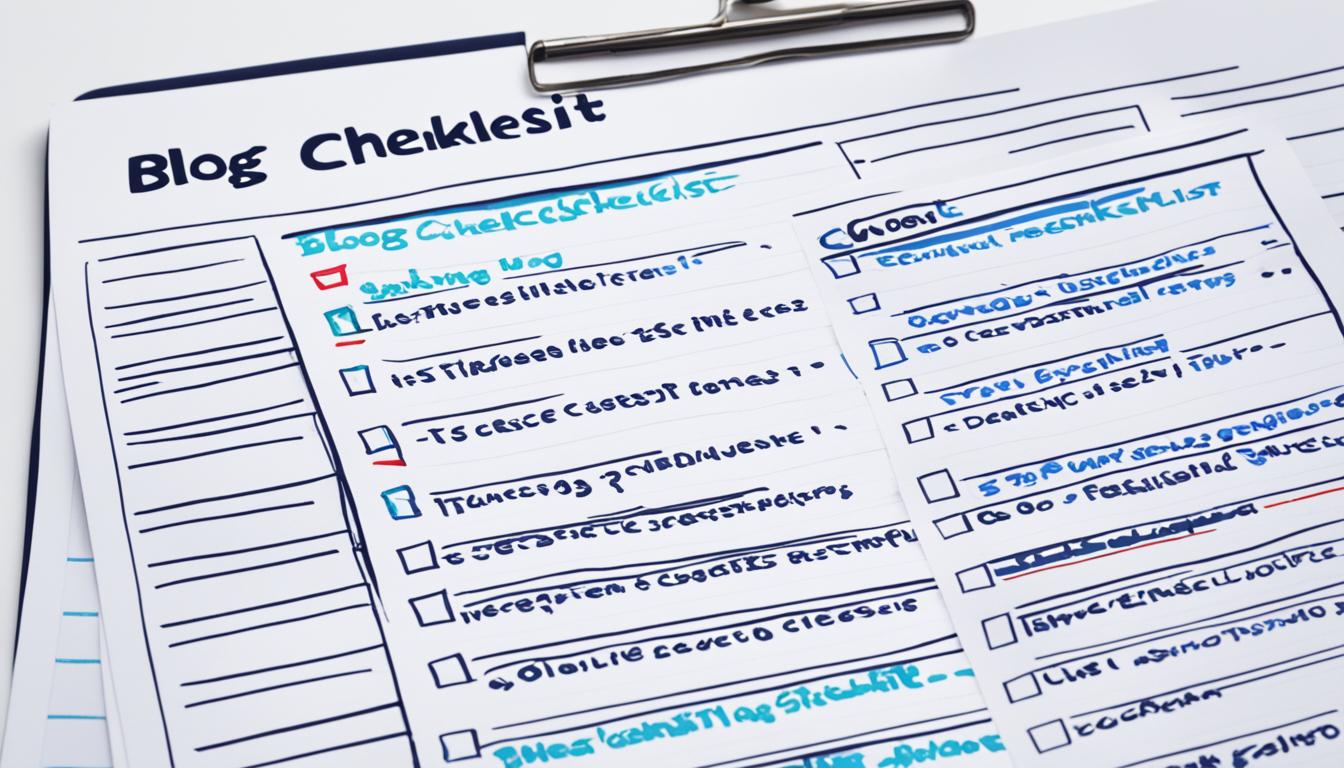 blog SEO checklist