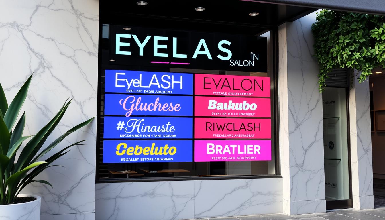 eyelash business name ideas