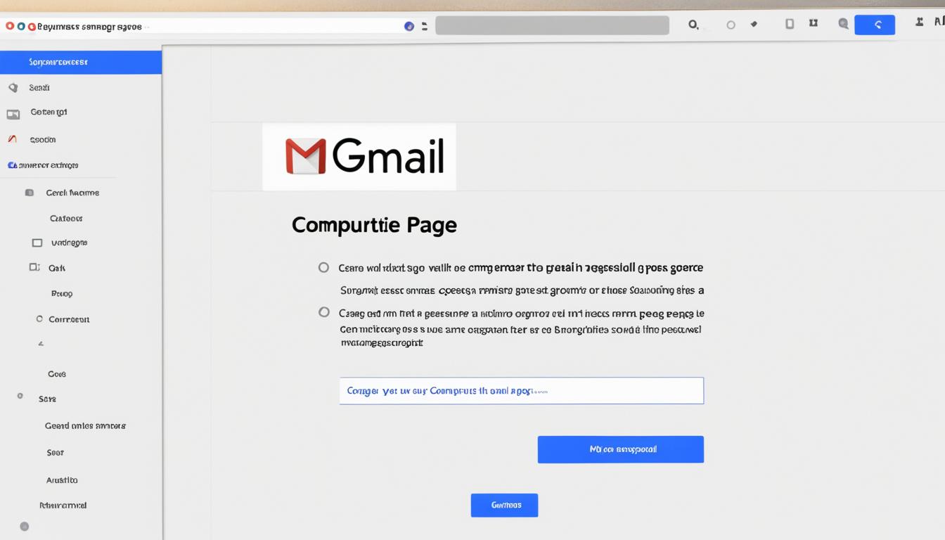 gmail login page