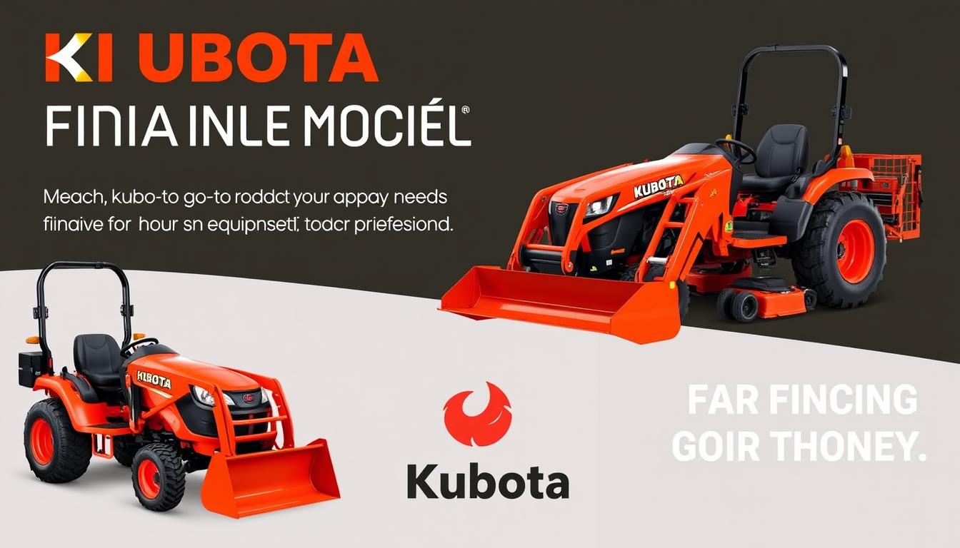 Kubota Credit: Flexible Financing for Your Equipment