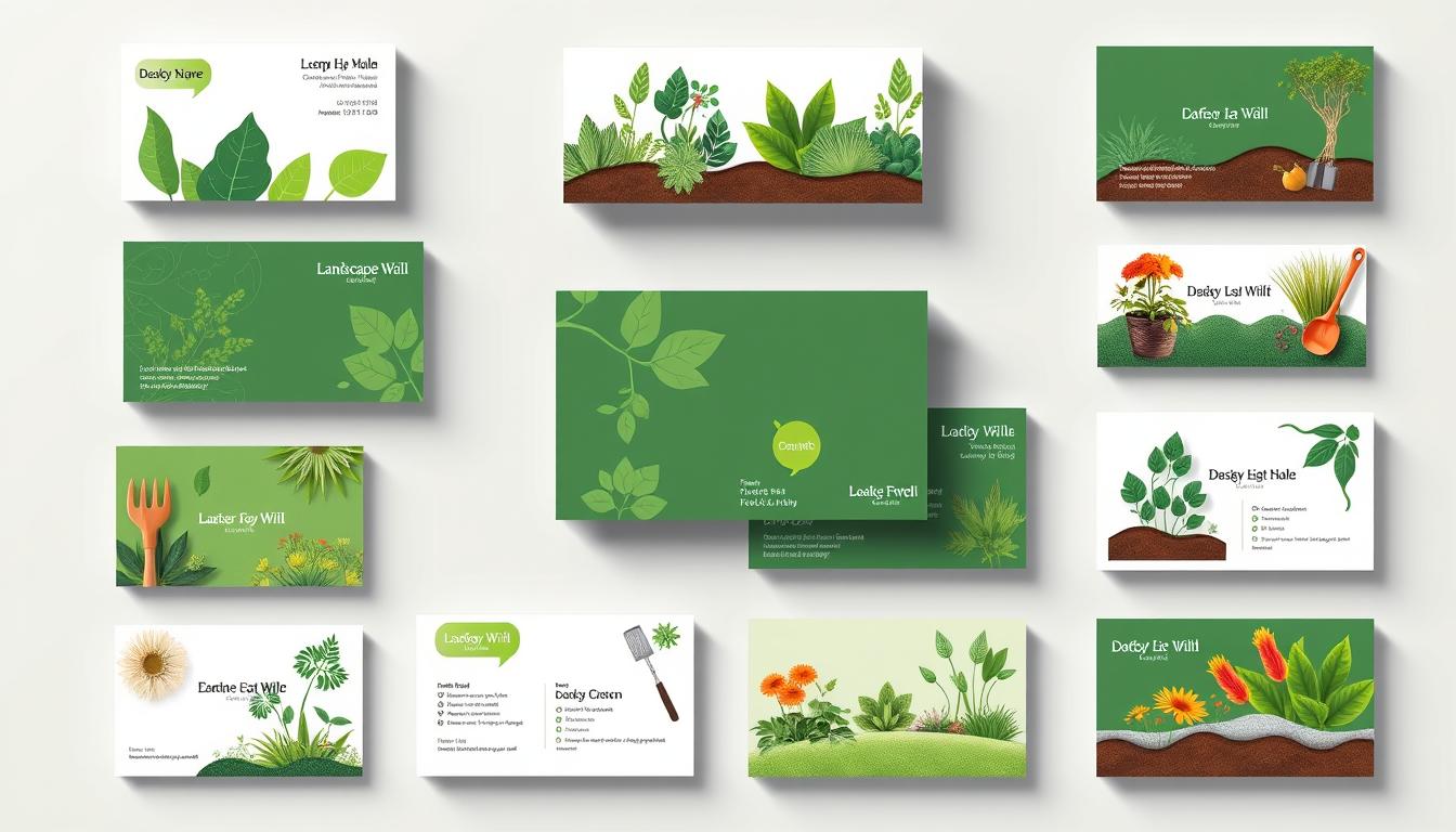 landscaping business cards ideas