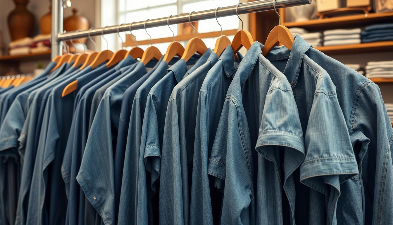 Shop Denim Chambray Shirts on Sale – Great Deals!