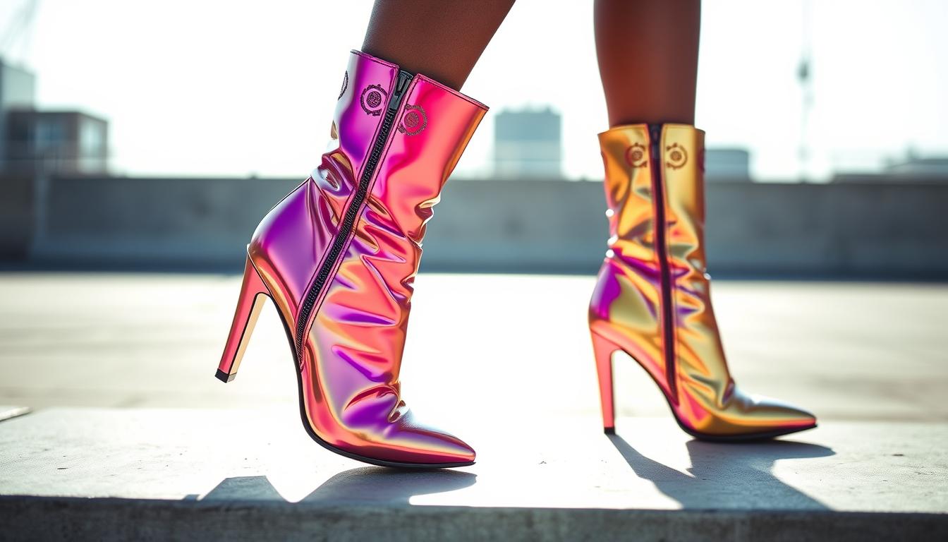 shop metallic boots