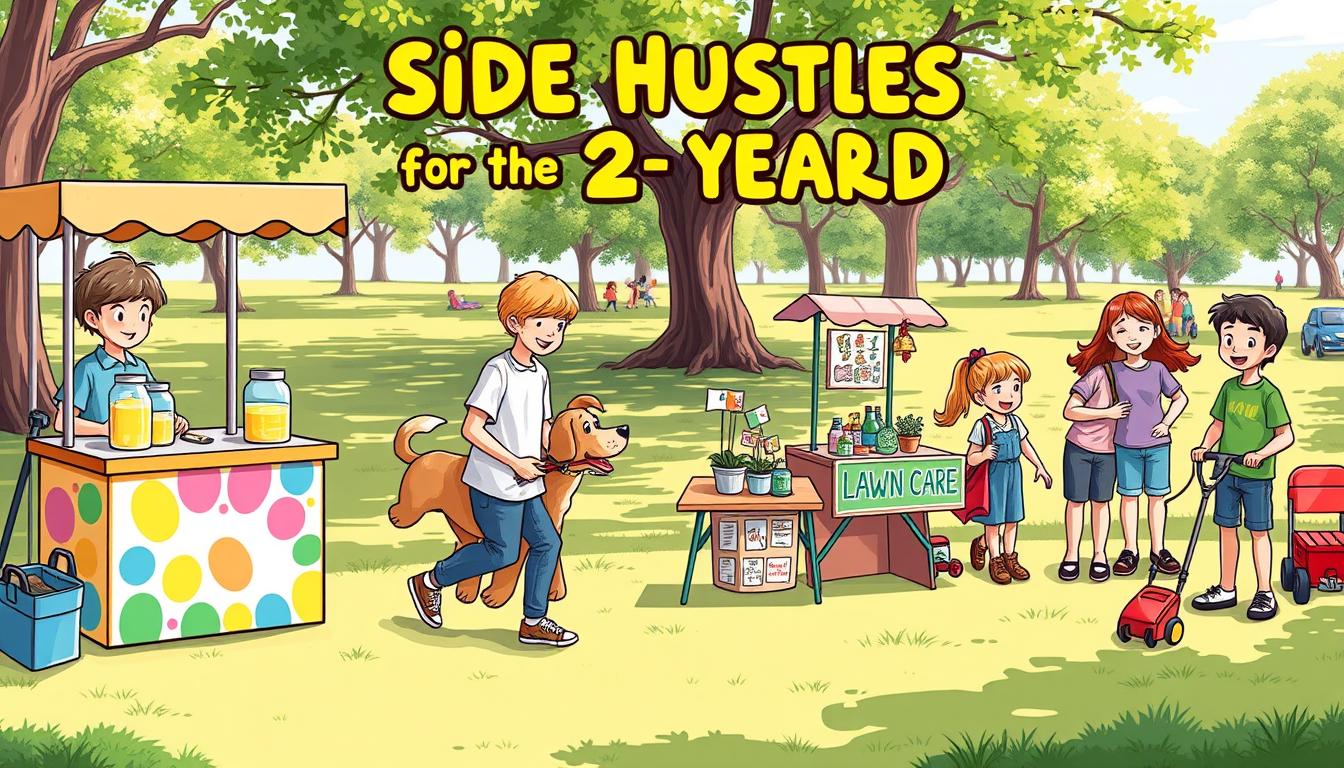 side hustles for 12 year olds