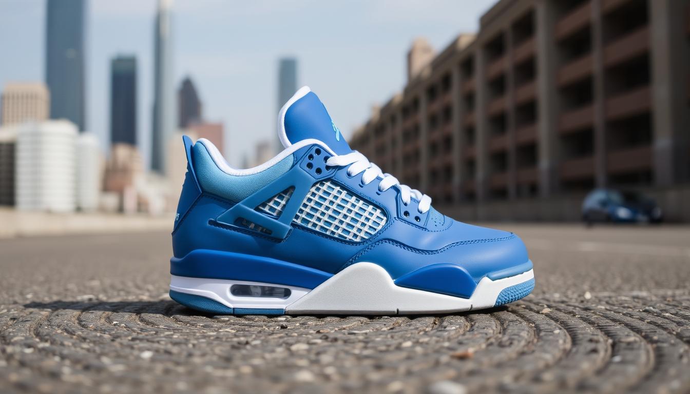 Air Jordan 4 Military Blue: Classic Retro Sneakers