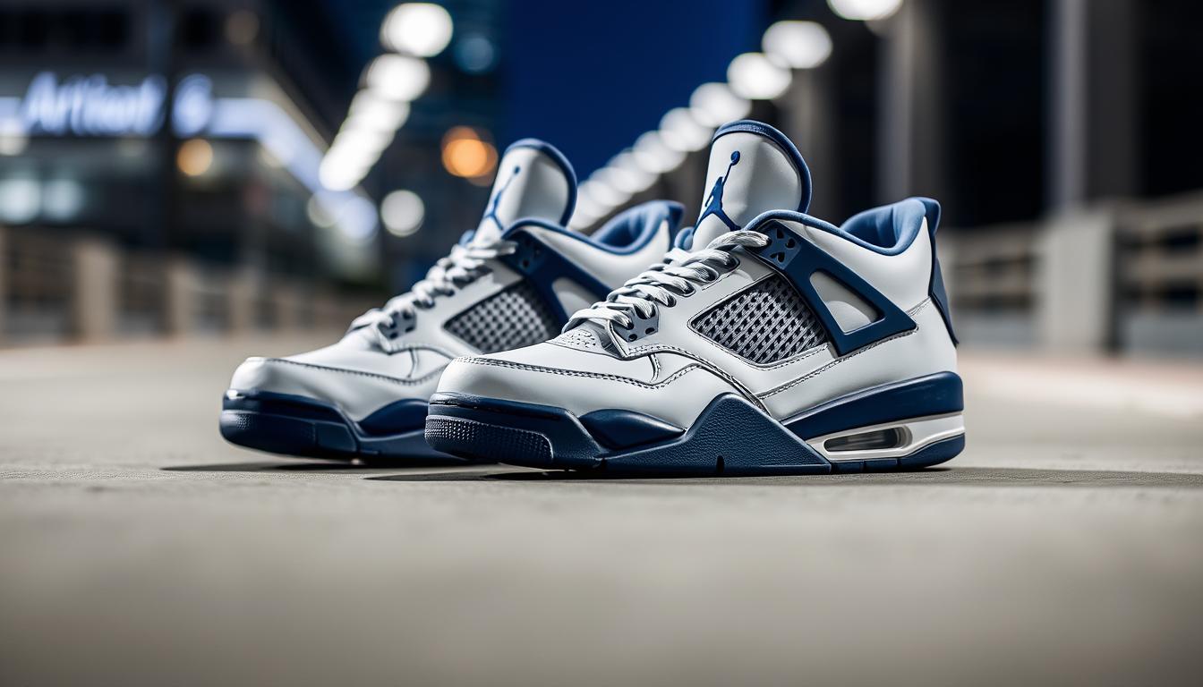 air jordan 4 military blue shock drop