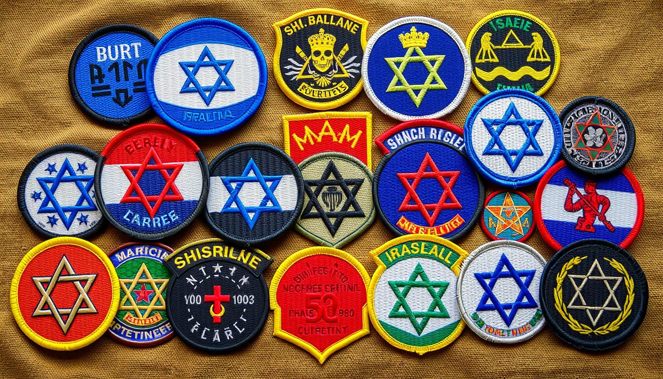 israeli unit military patches